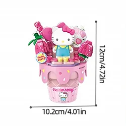 Bloques de construcción Hello Kitty – Serie helados Sanrio para creativos DIY