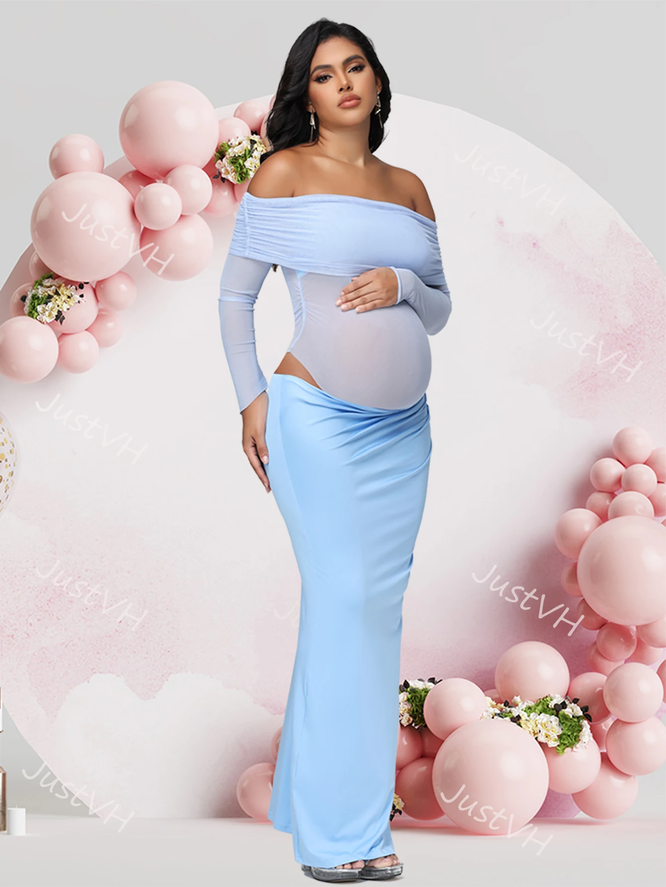Vestido de maternity versátil para diversas ocasiones