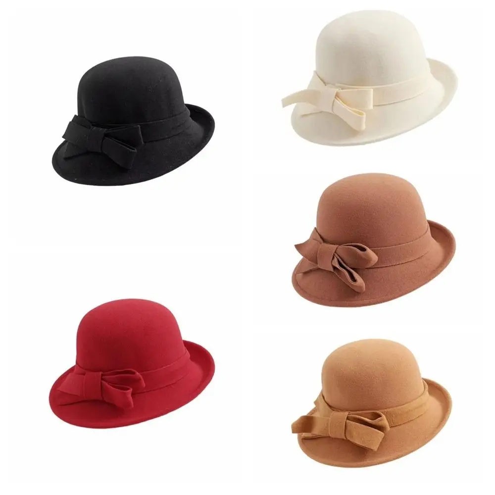 Sombrero de fieltro de lana para niños – Fedora elegante