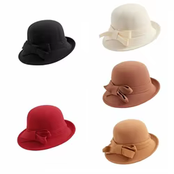 Sombrero de fieltro de lana para niños – Fedora elegante