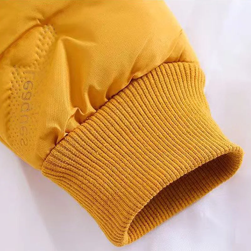 Traje cálido acolchado para niños y niñas, ropa informal de Color puro, Tops, pantalones, ropa de manga larga transpirable, Otoño e Invierno - imagen 5