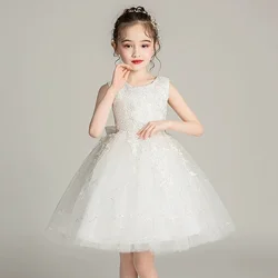 Vestido de flores para niña elegante fiesta y boda