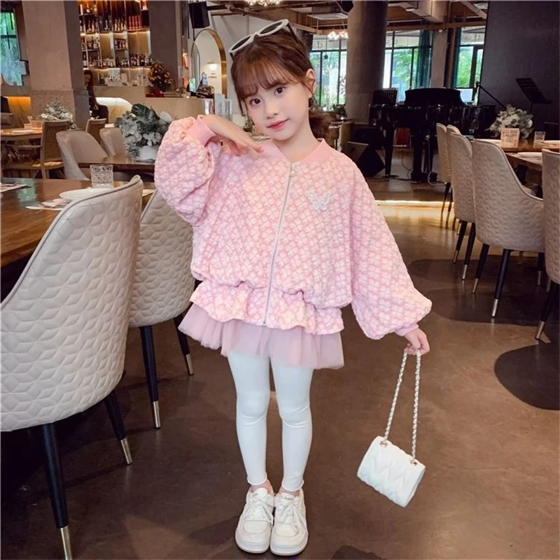 Chaqueta con lazo de primavera para niña y niño – Estilo princesa - imagen 4