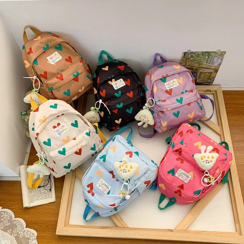 Mochila escolar infantil con estampado Dulce Amor para jardín de infantes - imagen 5