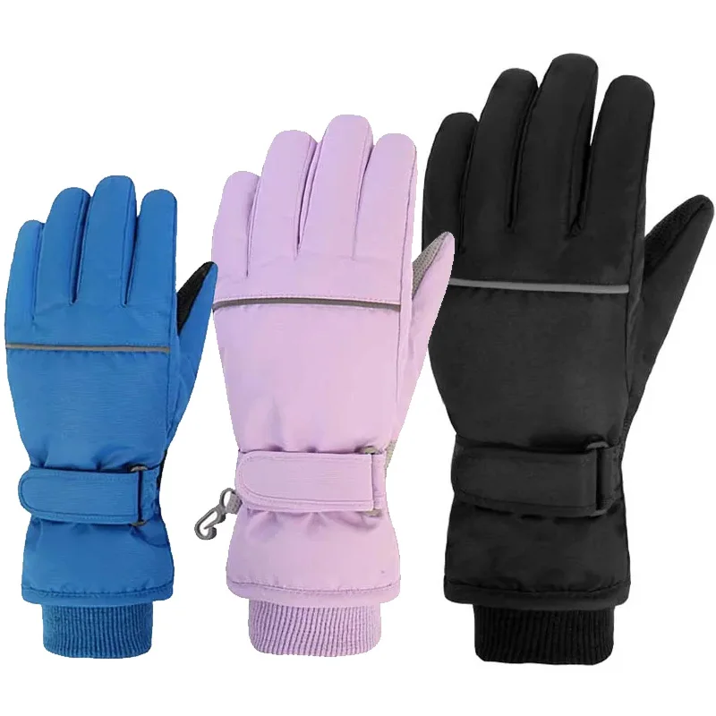 Manoplas impermeables de esquís para niños