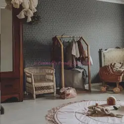 Alfombra suelo bebé 85AE, alfombra algodón suave para juegos, alfombrilla para gatear, manta, cojín para actividades en