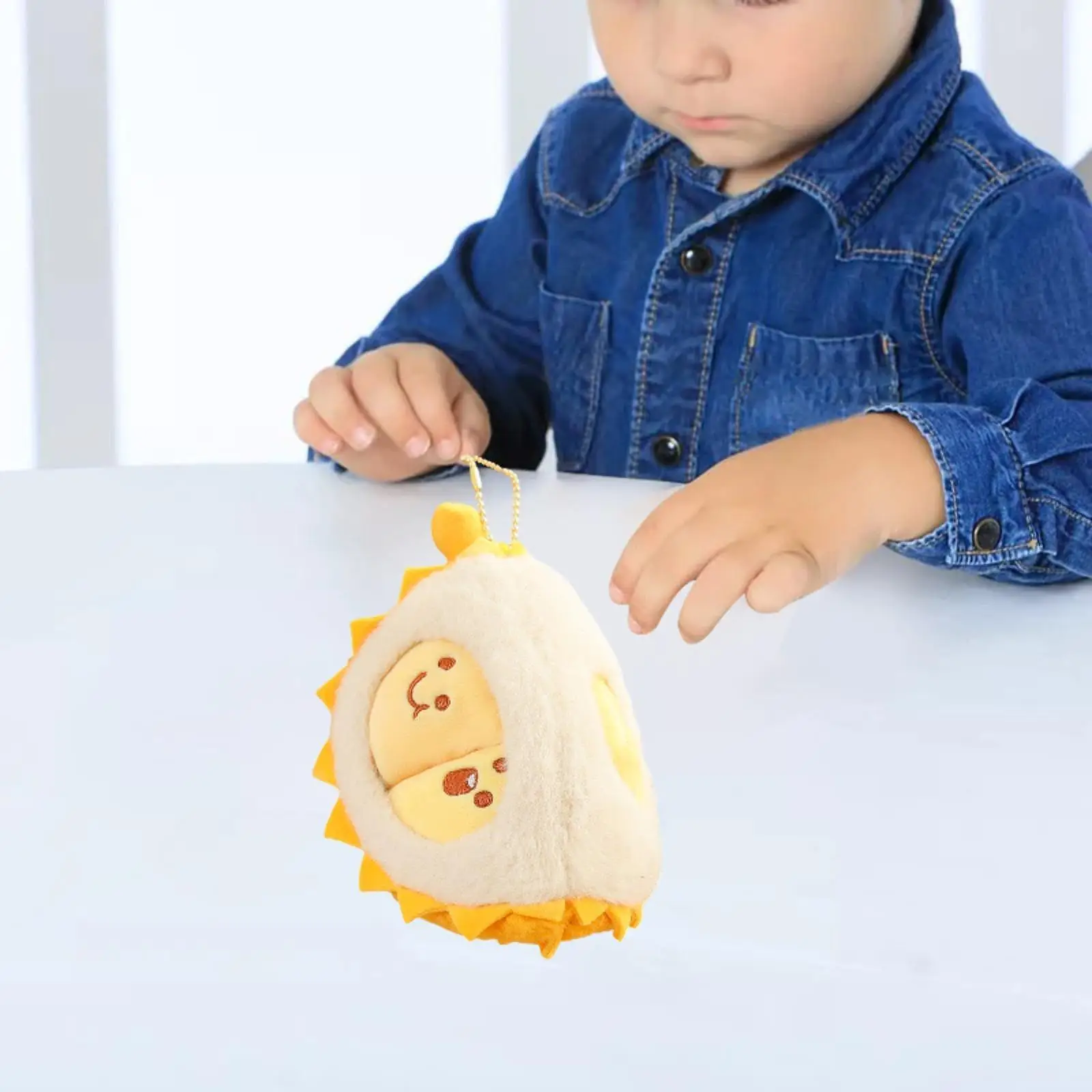 Peeling Durian Plush Doll Durian Plush Toy for Adults Kids Birthday Gifts