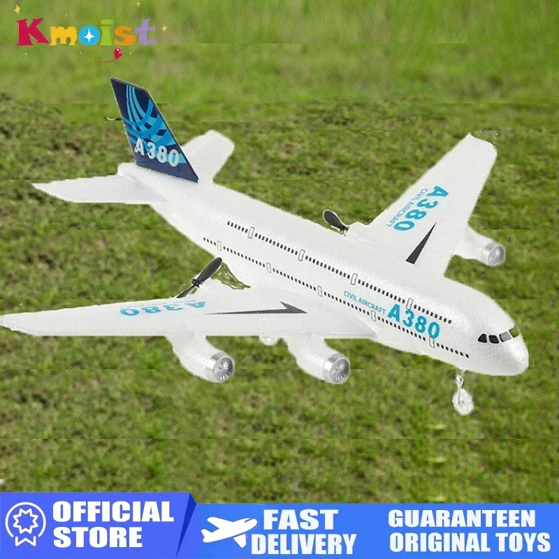 Avión radiocontrol A380 de ala fija para niños en exteriores - imagen 3