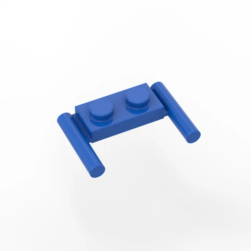 200 Uds. MOC Compatible ensambla partículas 3839 placa modificada 1x2 con manijas de barra piezas de bloques de construcción DIY juego mental regalo - imagen 3