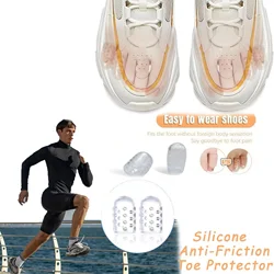 Protectores de gel de silicona para dedos del pie contra callosidades