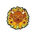 5Pcs Highland Cow C