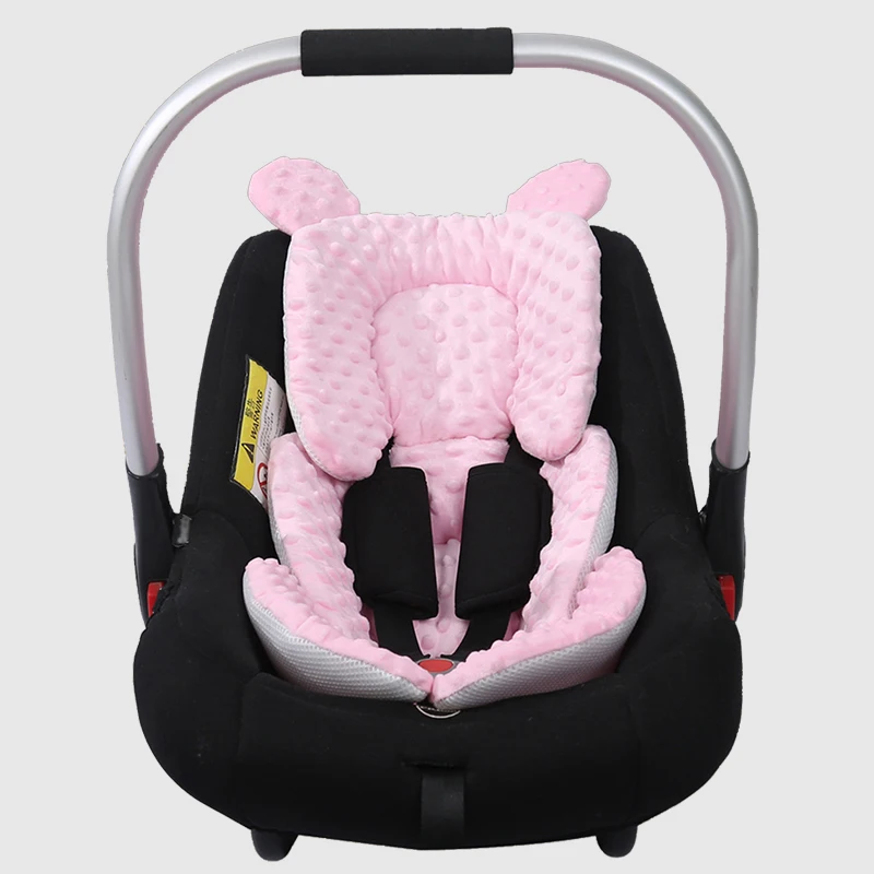 Cojín para cochecito de bebé, 2 lados disponibles, asiento de coche infantil, almohadilla para cochecito, colchón térmico General para las cuatro estaciones, malla transpirable - imagen 3