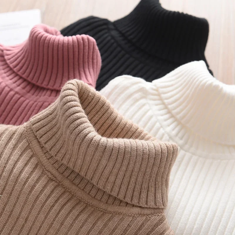 Jersey de punto con cuello alto para invierno - imagen 4
