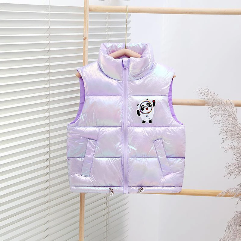 Chaleco acolchado de invierno con capucha para niños – Algodón suave - imagen 2