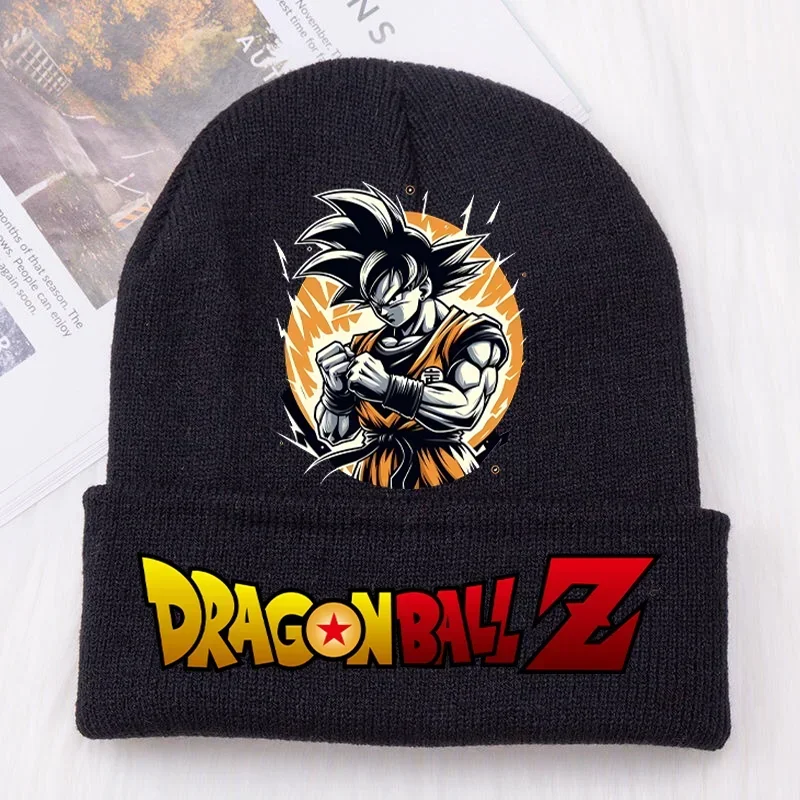 Goku-Gorra Unisex para adultos, gorro tejido con bola de dragones para niños, disfraz de dibujos animados, gorro cálido de moda de Anime, accesorios, regalos para niños - imagen 2