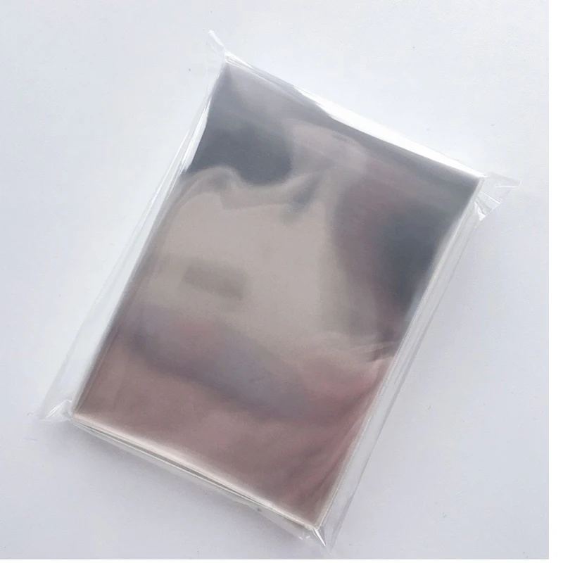 1 paquete de funda para tarjetas 61x88mm 65x90mm disponible 100 unids/pack Protector de tarjetas transparente tarjetas de fútbol tarjetas deportivas almacenamiento de escudo de Tarot ZYF - imagen 4