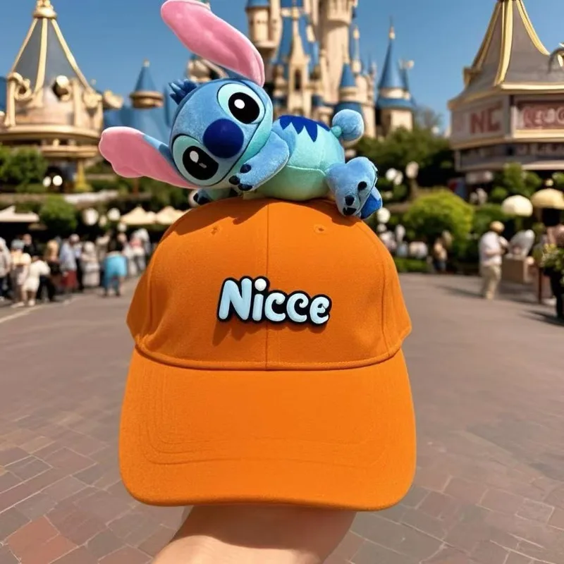 Disney Stitch Tigger personaje de dibujos animados muñeca bonita gorra para niños creativo Kawaii chica corazón gorra de béisbol para padres e hijos visera - imagen 3