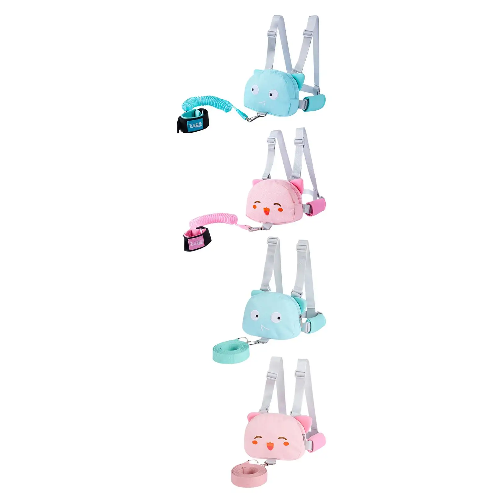 Mochila antipérdida para niños de doble uso, pulsera anti cinturón para niños, mochila con arnés para bebé, mochila para niño y niña pequeña - imagen 2
