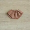 Brown-PU Pants