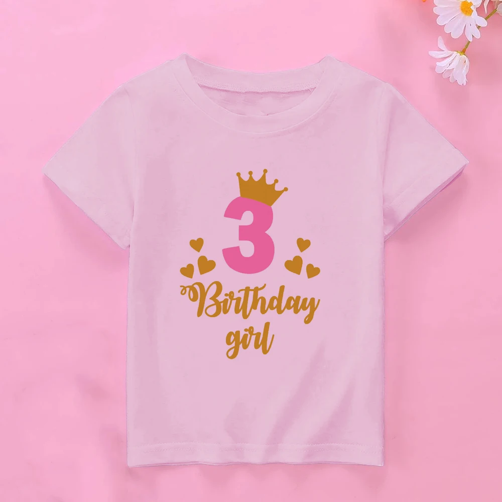 Camiseta cumpleaños niña - Estilo fiesta