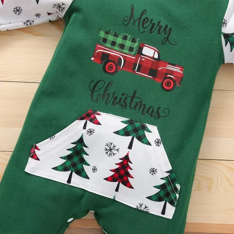 Mameluco Navidad bebé con capucha y bolsillos - imagen 5