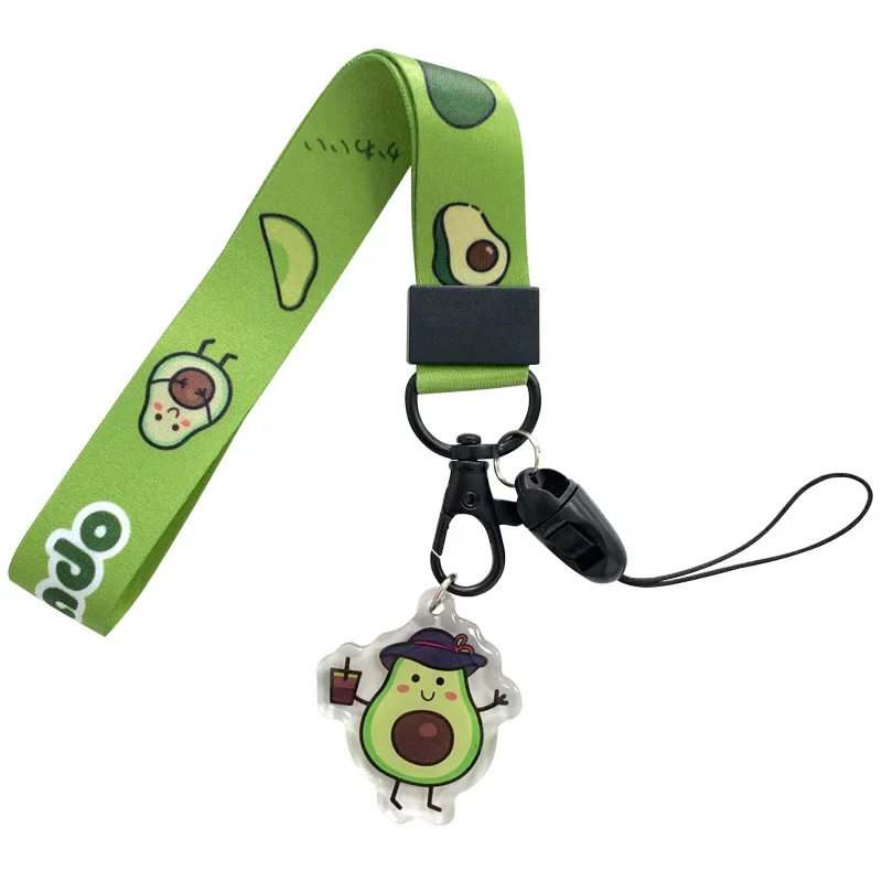 Lindas correas para teléfono móvil de aguacate, patio terrestre para llaves, correa para el cuello, cuerda colgante para funda de teléfono - imagen 5