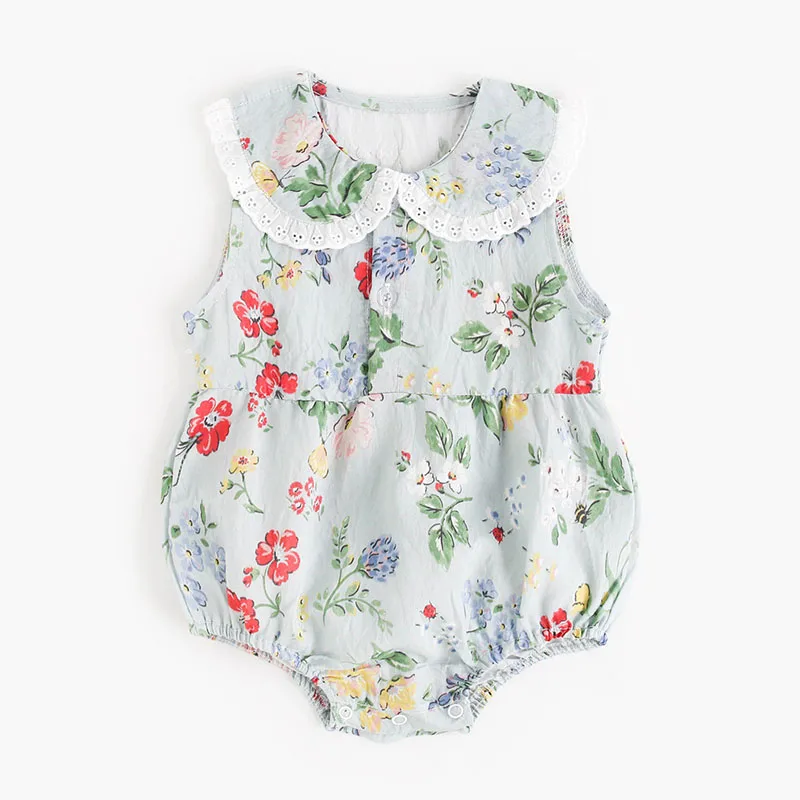 MILANCEL Body de encaje para bebé de 3 a 24 meses, sin mangas, estilo fino, ropa bonita con estampado de flores - imagen 5