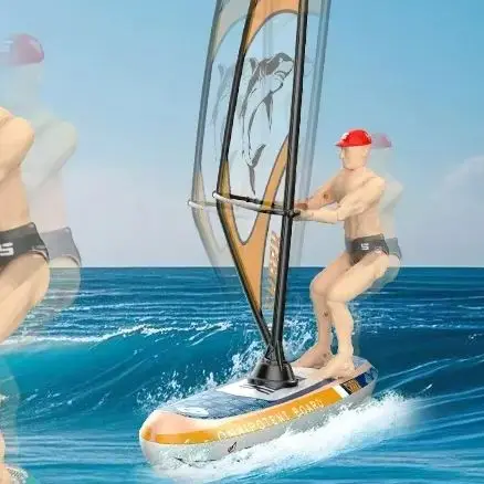 Barco a control remoto impermeable para niños – Juguete de piscina - imagen 5