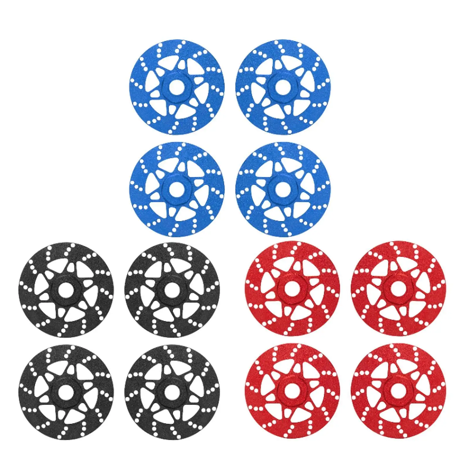 4Pcs RC Wheel Brake Disc for 1:7 1:8 Scale RC Truck Car Parts DIY Modified