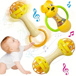 Juguete sensorial para bebé con manivela – estimulación manual