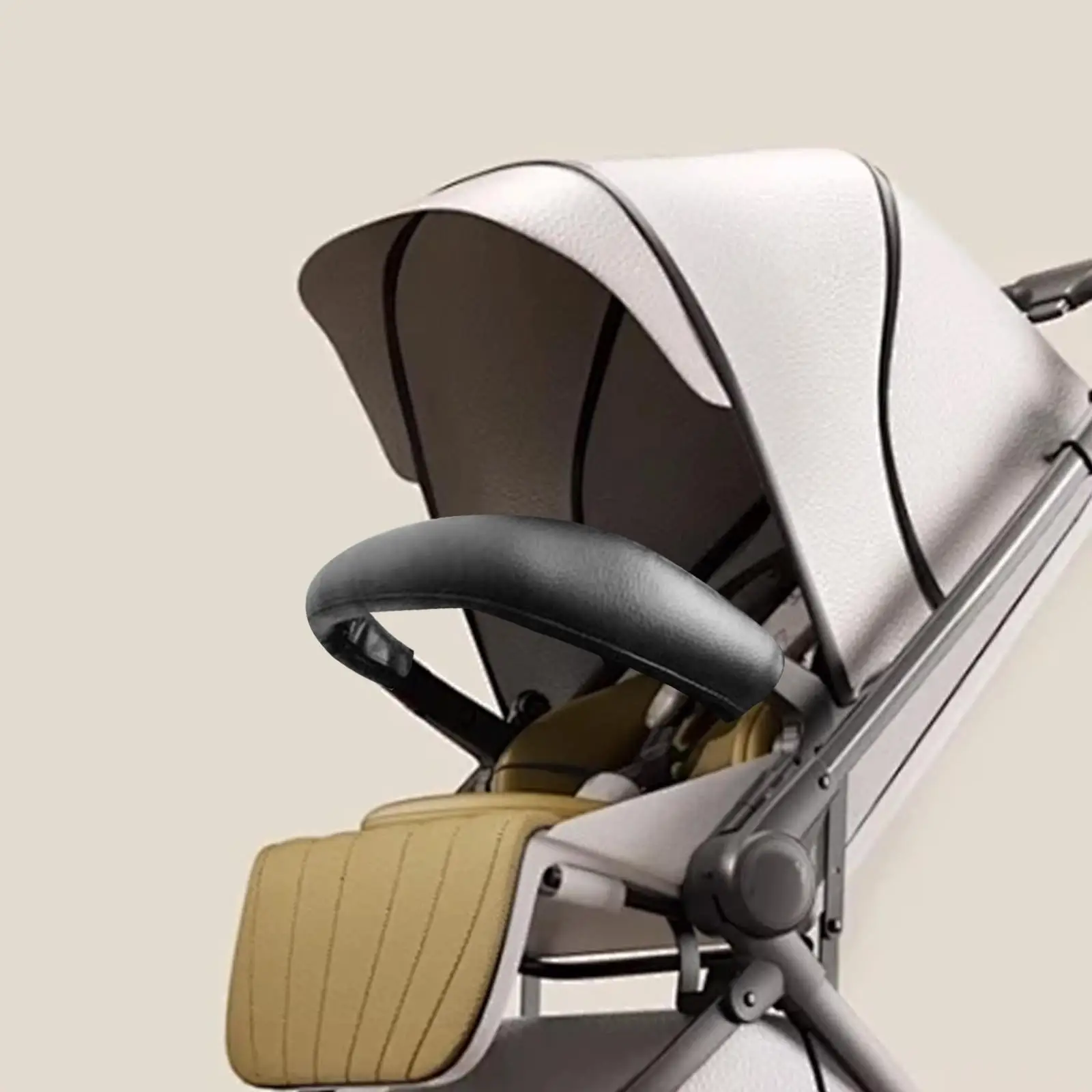 Cubierta de manija de cochecito de bebé, funda de mango de reposabrazos de cochecito, antideslizante, a prueba de polvo, Protector de manillar de cochecito impermeable - imagen 3