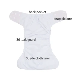 EezKoala Pañales reutilizables de tela para bebé – Súper suaves