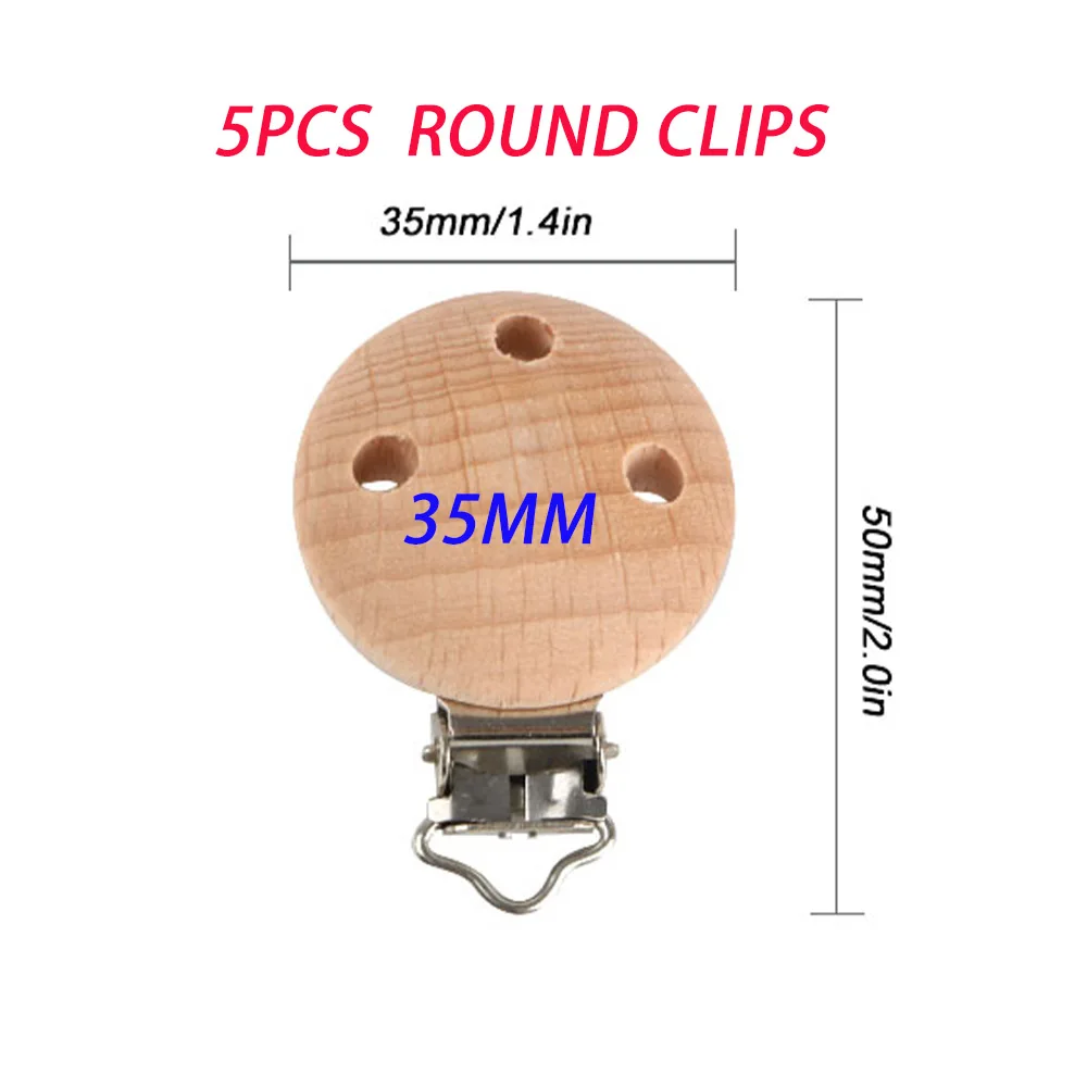 5pcs 35mm Round clip