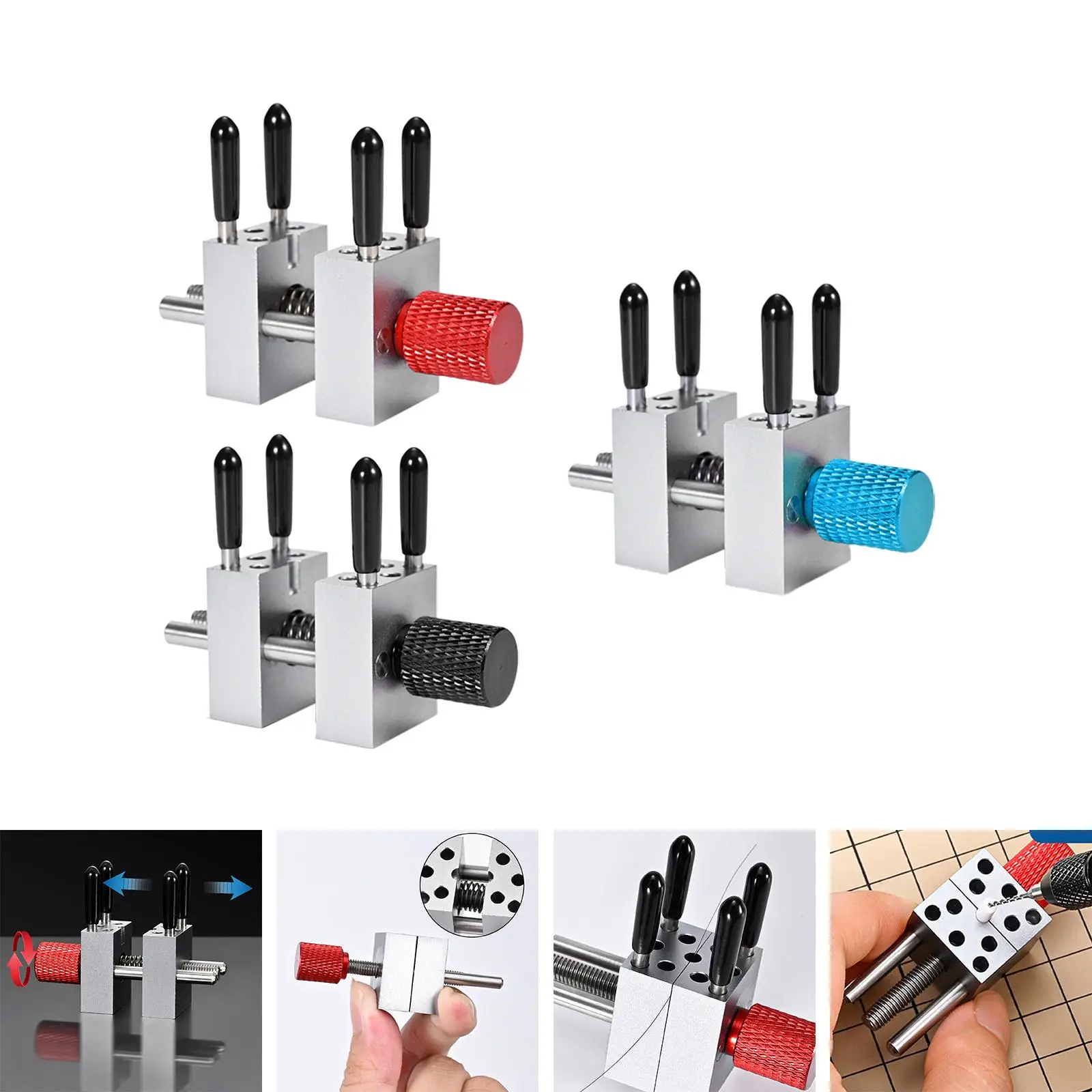 Handheld Metal Vise Bench Clamp for Model Parts Engraving Cutting Watch DIY