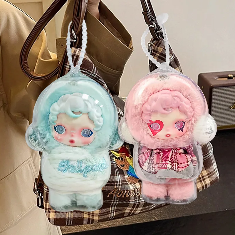 Funda protectora para Skullpanda, caja organizadora portátil para Skullpanda Winter Symphony and Impressionism Series, muñecos de peluche, regalo - imagen 3