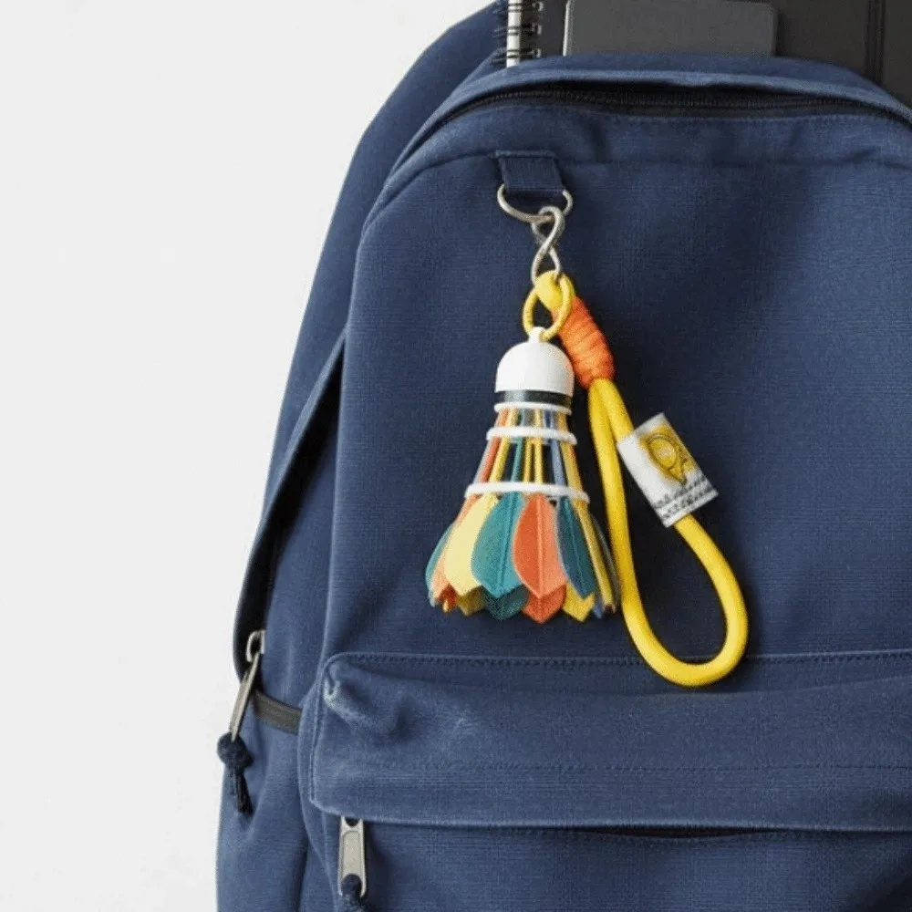 Llavero de bádminton infantil con arcoíris para mochila - imagen 5