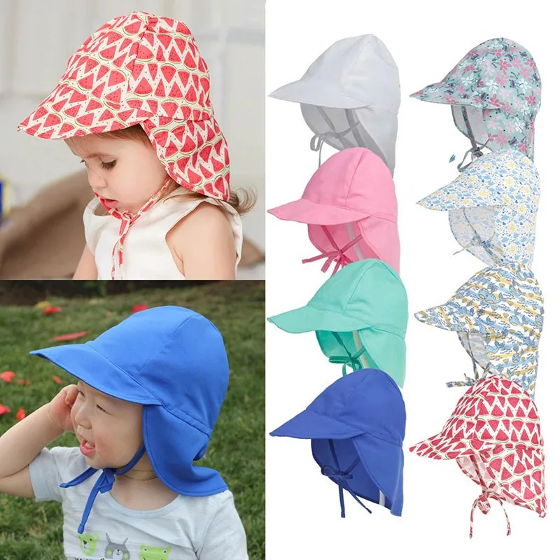 Un collage de un niño con un sombrero y un niño con un sombrero azul