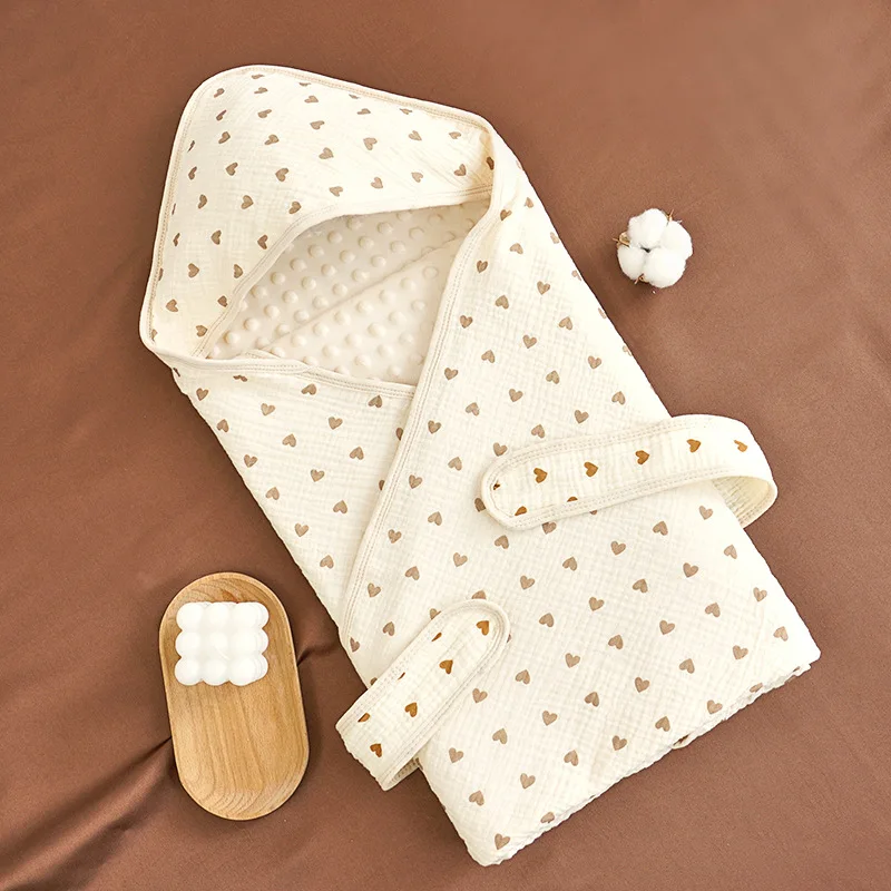 Manta de algodón suave para recién nacido, manta bonita de dibujos animados para bebé recién nacido, manta fina de algodón puro para bebé de verano