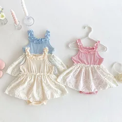 Body caramelo sling para bebé recién nacido – Verano
