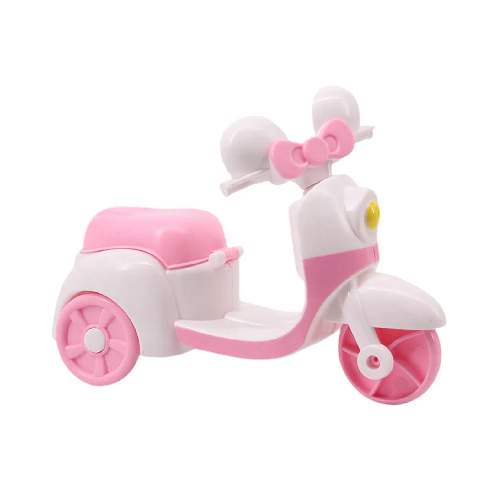 Mini Doll Motorcycle Decor Cute Mini Doll Motorcycle Toy Girls Collection