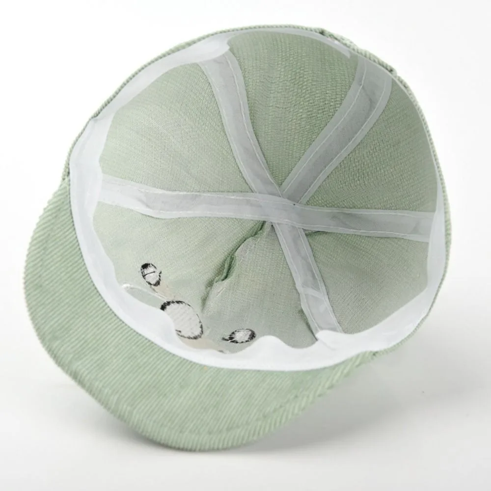 Lindo oso de dibujos animados gorra de béisbol sombrilla de algodón niños visera de sol gorra de ala corta con visera al aire libre - imagen 4