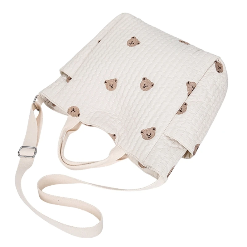 Bolsa maternidad multipropósito QX2D con múltiples bolsillos para bolso hombro madre bebé - imagen 2