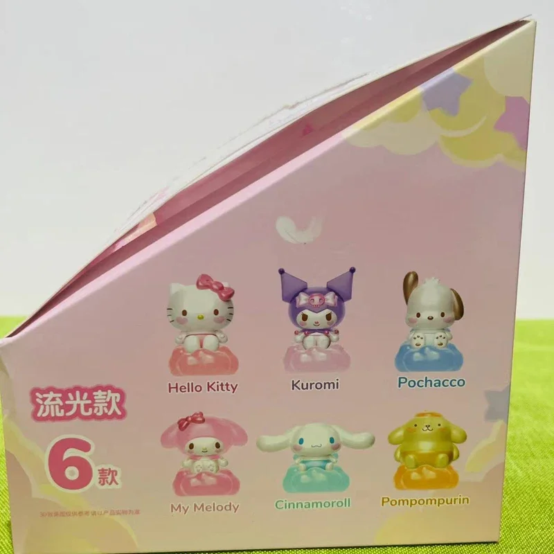 Sanrio personajes caja ciega juguetes lindos frijoles My Melody Pom Purin Kuromi regalos de muñecas juguetes coleccionar adornos - imagen 2