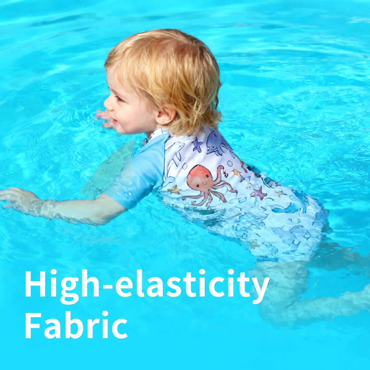 Bañador infantil Happyflute de secado rápido con protección solar - imagen 4