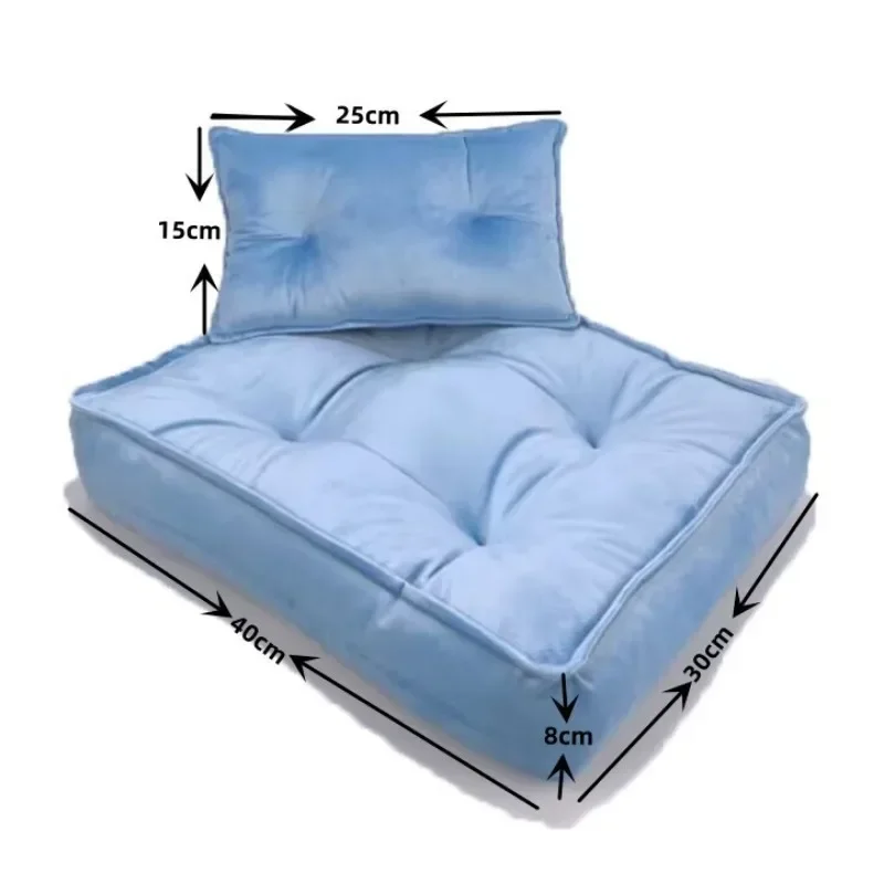 Accesorios de fotografía para bebés, sofá, silla, luna llena, tiro para bebés, recién nacidos, tomar fotos, asiento pequeño suave, Color sólido, nuevo - imagen 2