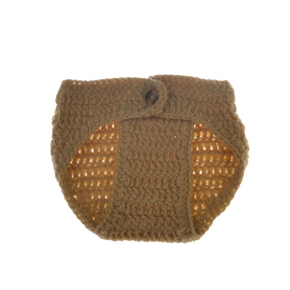 Conjunto de disfraces de bebé tejidos de lana hechos a mano, sombrero, accesorios para fotos, trajes de fotografía para recién nacidos, suaves, cómodos y transpirables, 2 uds. - imagen 5