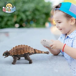 Dinosaurio teledirigido Ankylosaurus con luces y sonido