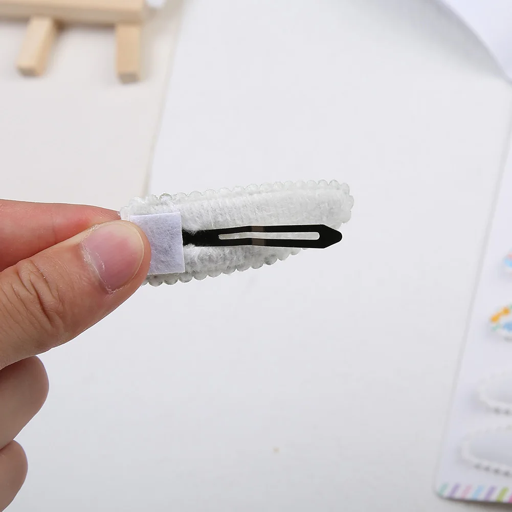 6 unids/set de pinzas para el cabello de tela con estampado de flores para bebé, pasadores BB coreanos bonitos de 6cm a cuadros, horquillas simples para niñas recién nacidas, horquillas para niños - imagen 4