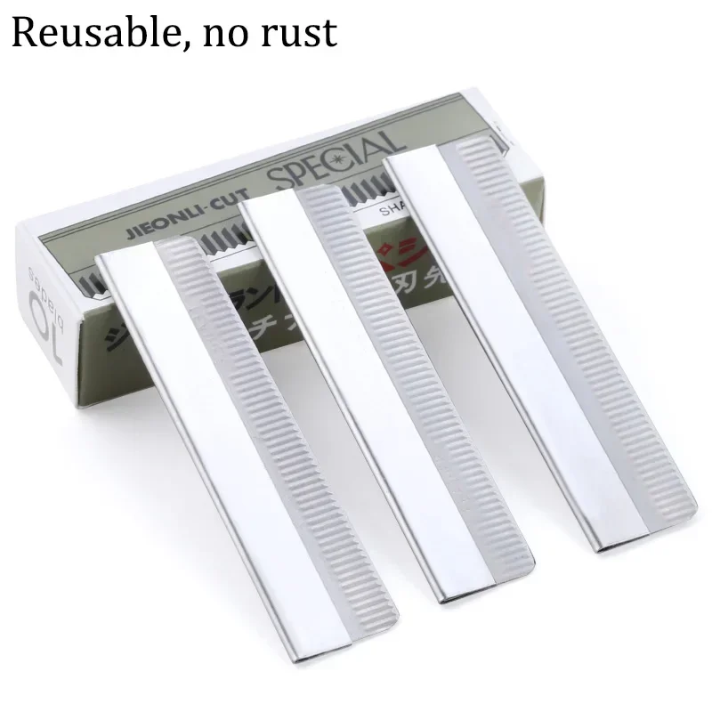 Maquinilla de afeitar para cejas, 20 piezas, recortador de cejas, removedor de pelo de acero inoxidable, afeitadora facial para mujer, cuchillo de depilación, herramientas de maquillaje - imagen 4