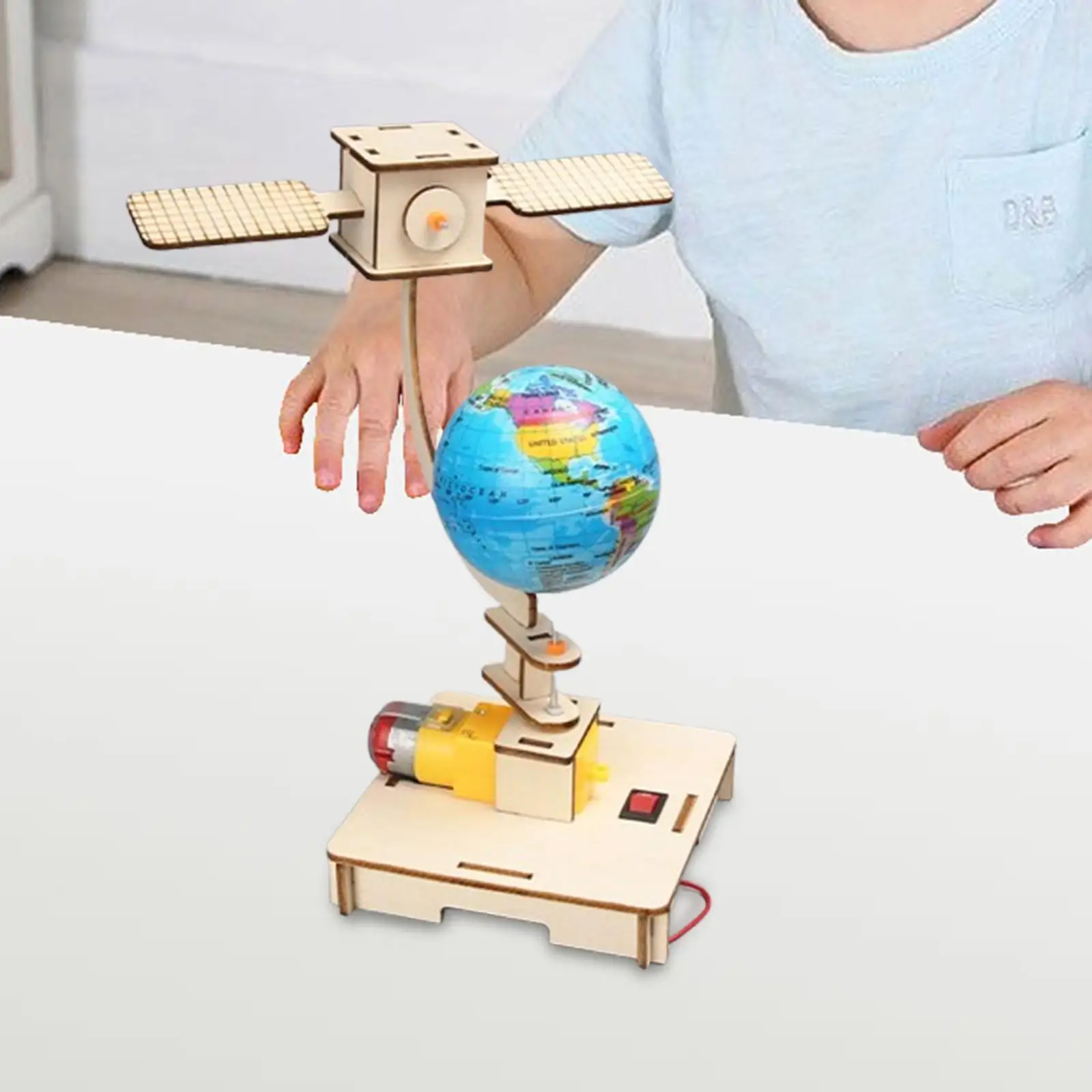 DIY Science Experiments Rotating System Model DIY Assembled Experiment Toy